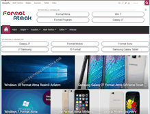 Tablet Screenshot of formatatmak.com